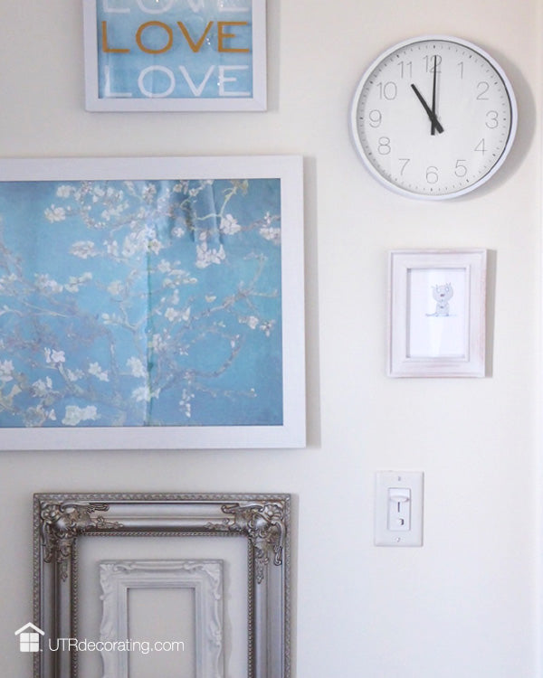 Creating a gallery on a small wall space UTR Decorating