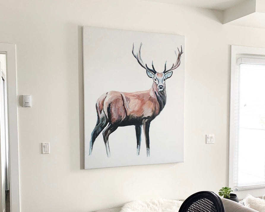 How to hang a large canvas tools and tips UTR Decorating