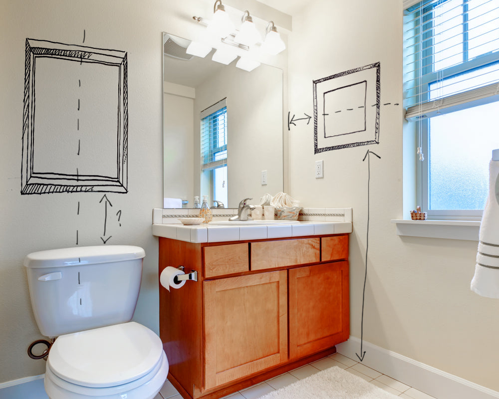 Hanging Pictures & Artwork in a Bathroom: 5 Things You Should Do