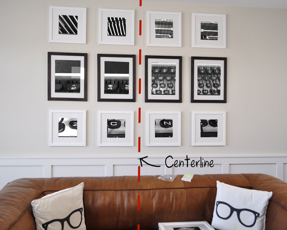 How To Center An Even Number Of Pictures In A Gallery | UTR Decorating